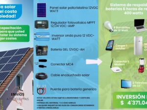 KIT SISTEMA DE VIVIENDA 400WATT