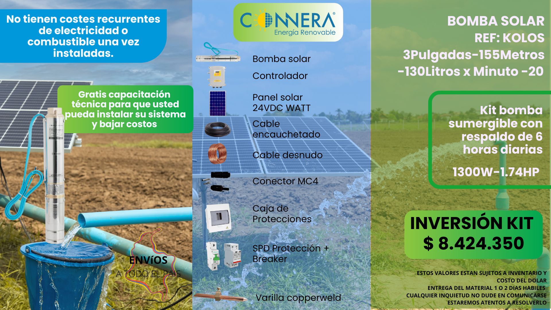 KIT BOMBA KOLOS3-155-130 - 20